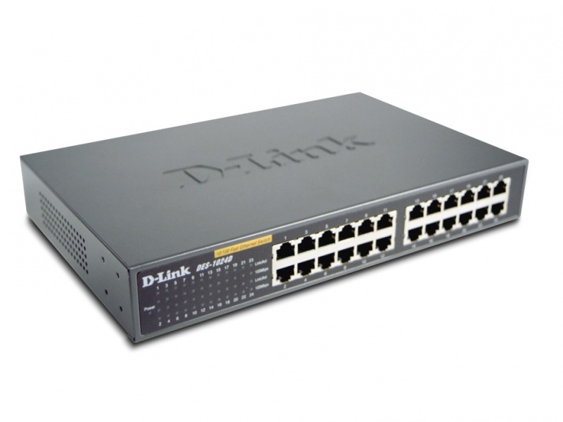 Datei:David007 D-Link 24-Port 10100 Rackmountable Switch DES-1024D.jpg